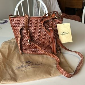 NWT Patricia Bash woven leather purse